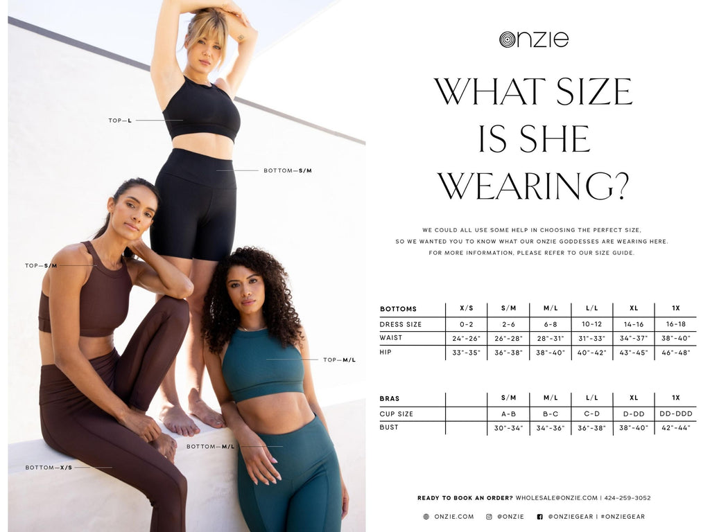 Onzie Sports Bra Size XL - Buy Online, Light Support